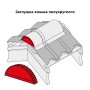 _Заглушка конька полукруглого
